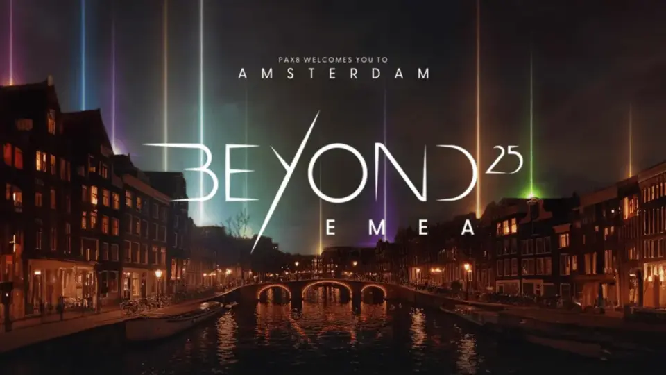 This is the main title image for Pax8 Beyond EMEA used by Pax8.