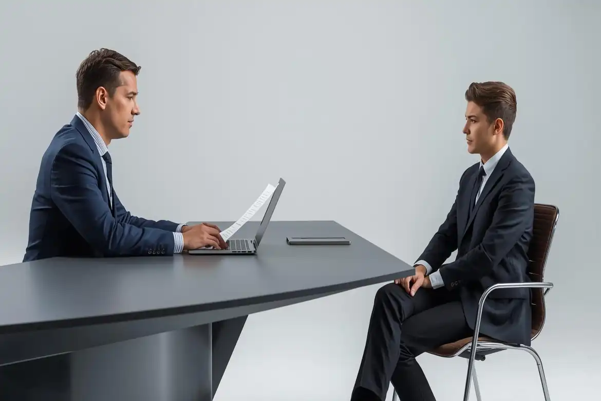 IT recruiter evaluating a fresher interview to see what hiring managers look for IT